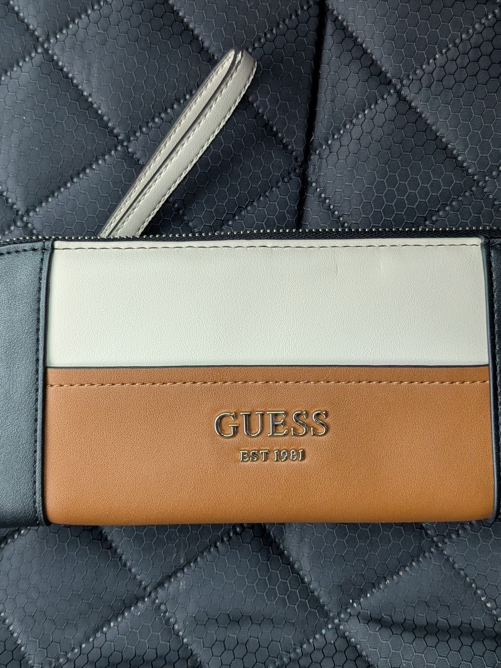 GUESS Tricolor Wristlet Wallet